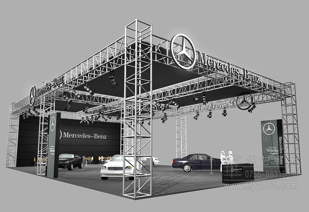 2010深圳秋季汽車展 Mercedes-Benz 奔馳展臺設計效果圖 深圳秋季汽車展,奔馳展臺設計效果圖,展臺設計